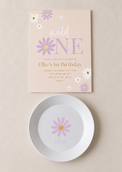 Bundle & Save! FREE DIGITAL INVITATION with 5 Custom Kids Event Plates