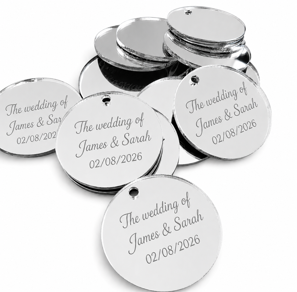 20pcs Acrylic Tags