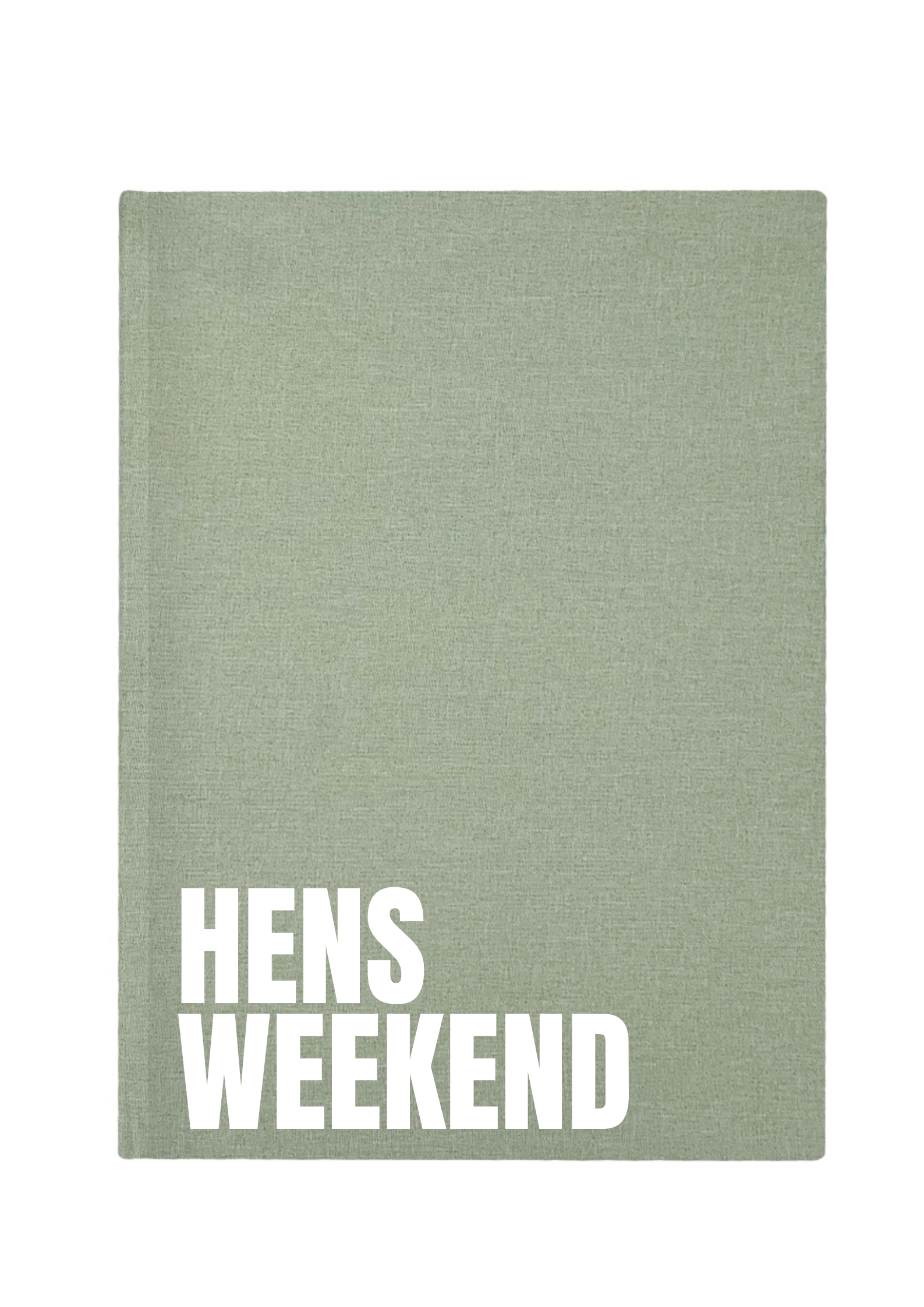 ‘Hens Weekend' Block Font