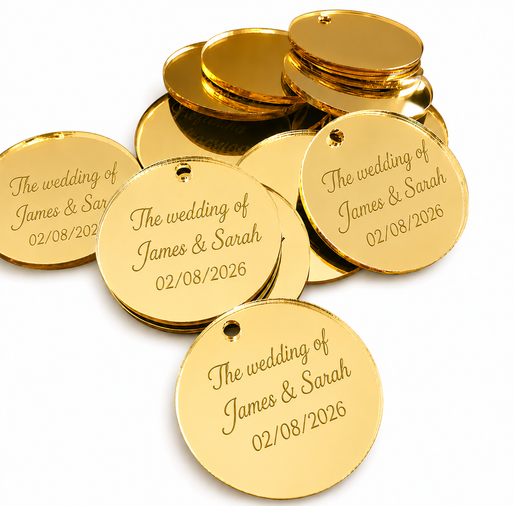 20pcs Acrylic Tags