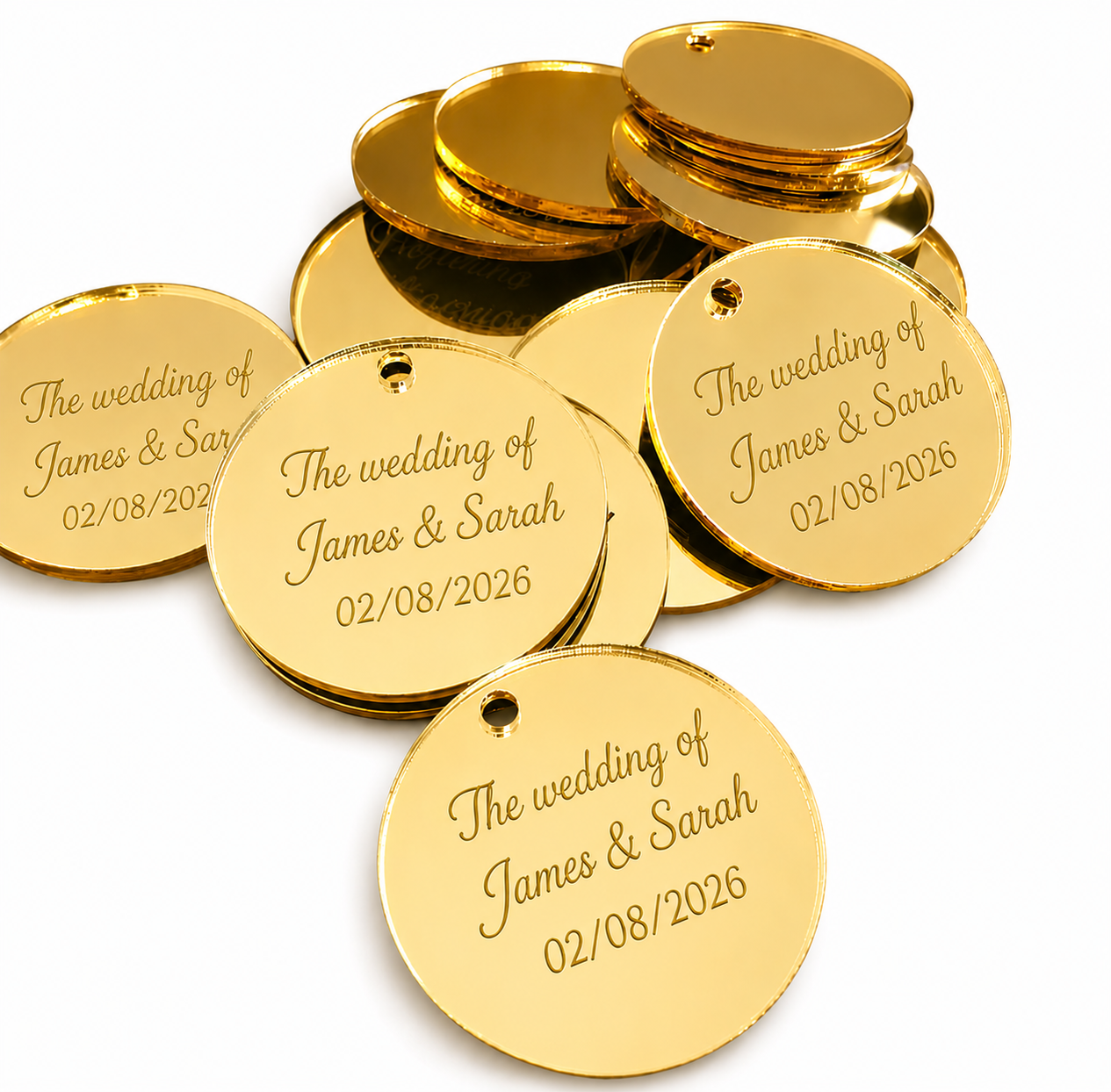 20pcs Acrylic Tags